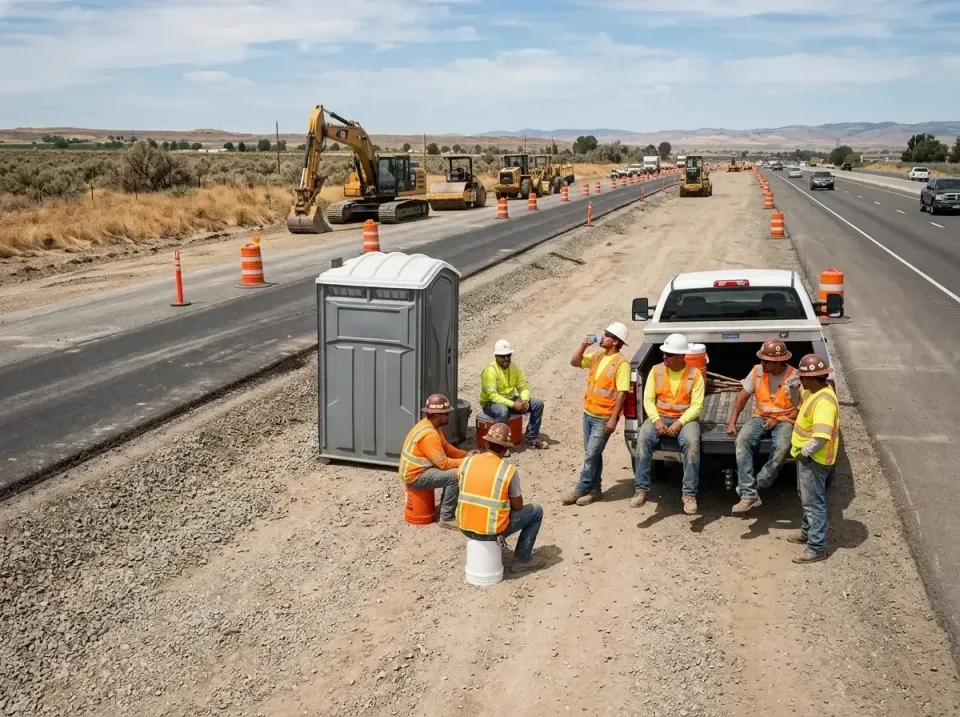 highway-road-construction-crew-007 — frequently asked questions, Porta Potty and Restroom Rentals in Anchorage, AK